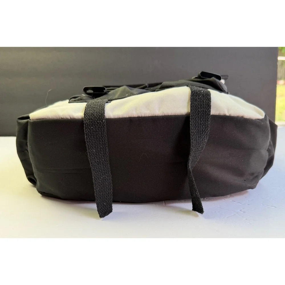 Binnilu Crossbody Bag Black White Utility Techwear Gorpcore Messenger Purse